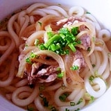 簡単　豚肉とたまねぎのうどん